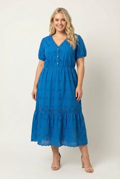Immagine di CURVY GIRL COTTON  BOHEMIAN DRESS.